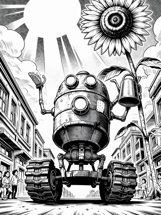 Die letzte Sonnenblume 3