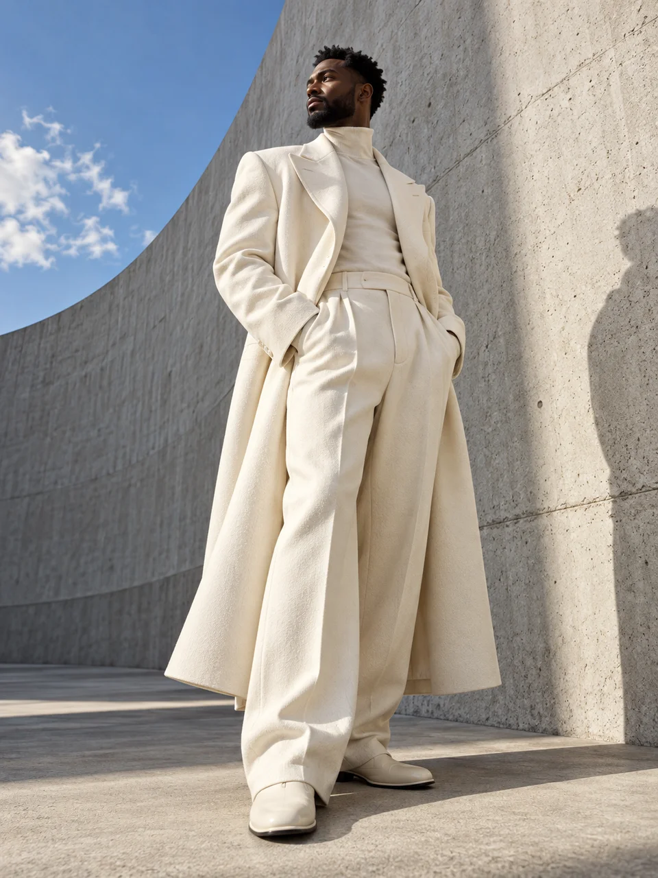 Sculptural tailoring — original PopNow Styles artwork
