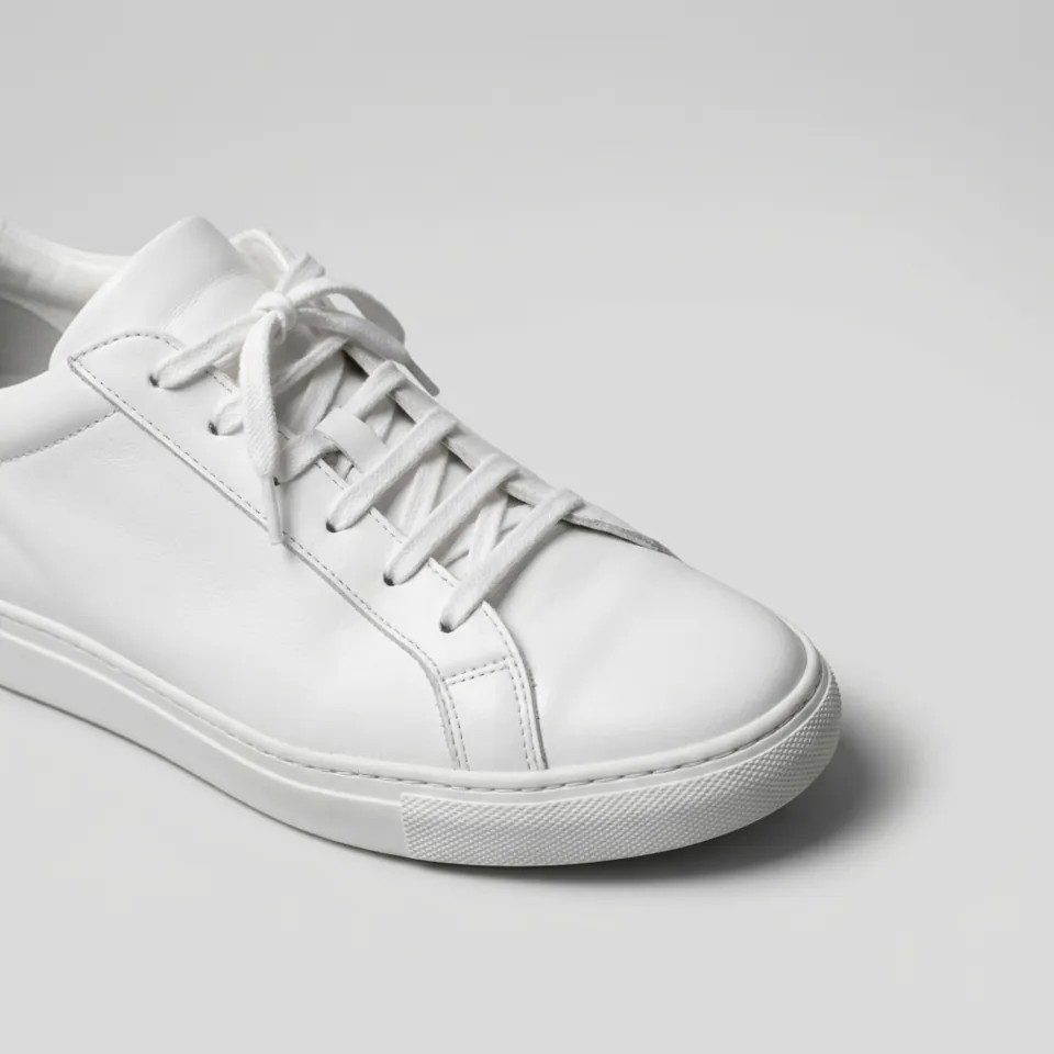 Sneaker · Scheuerstellen, Falten, Studiograu