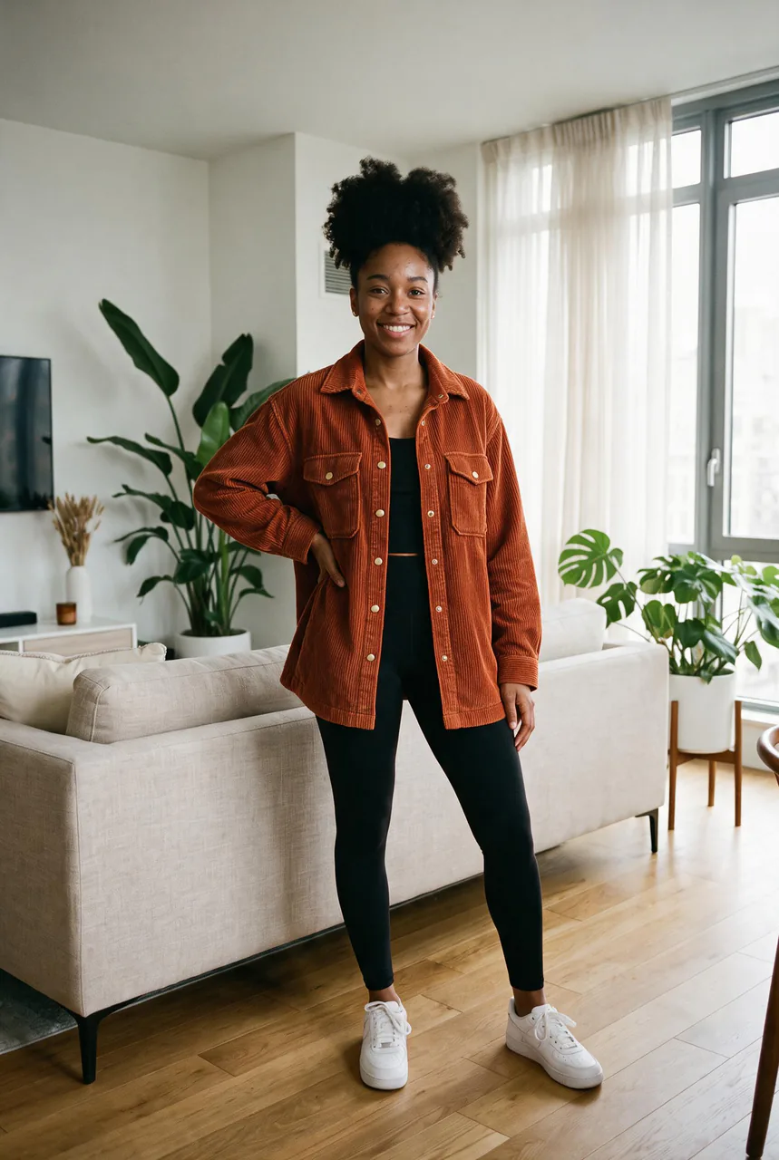 Jacket worn by someone else
