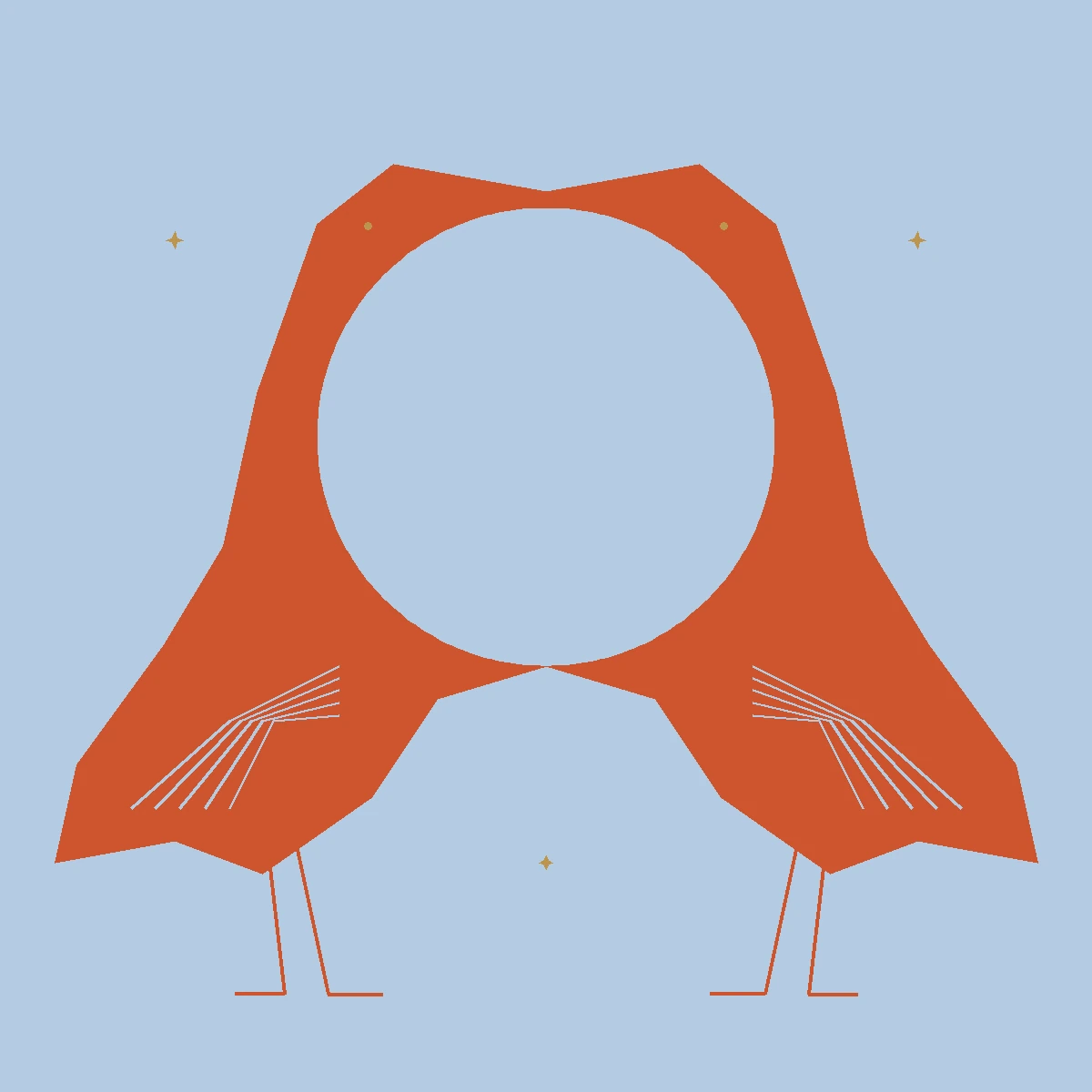 Negative Space Illusion — original locally built artwork