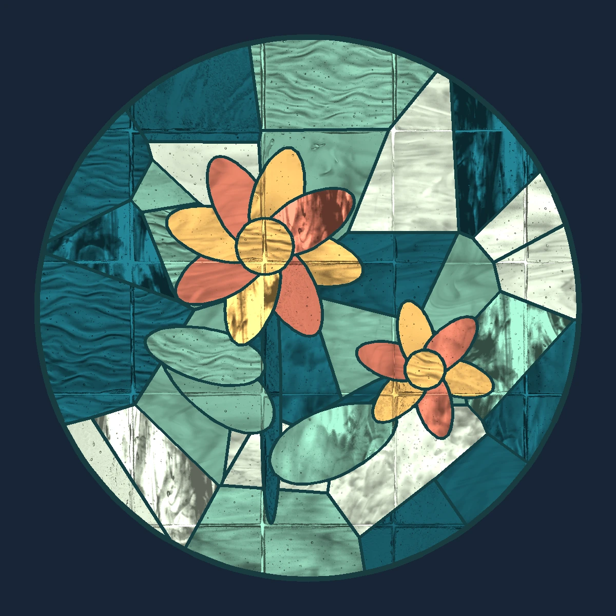 Stained Glass Suncatcher Design — original locally built artwork