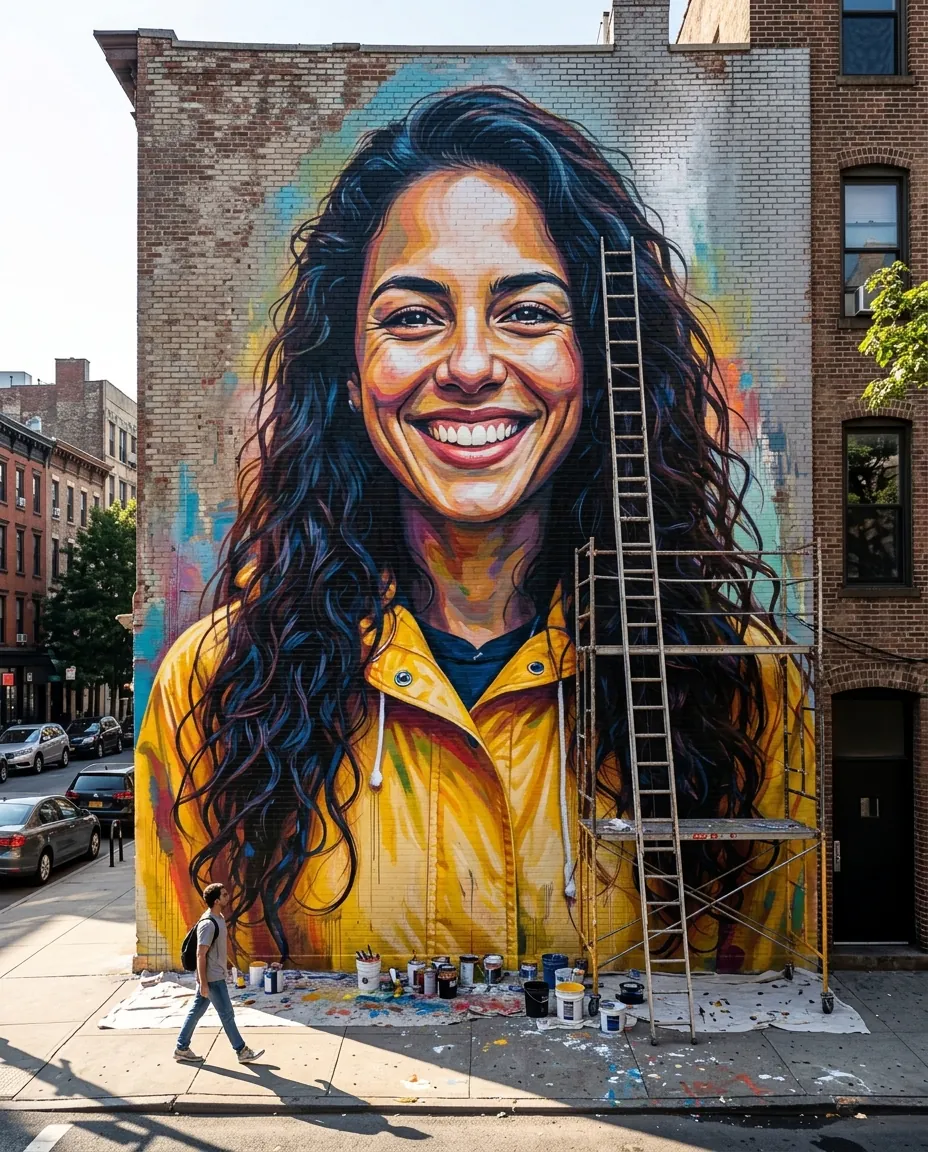 Você como mural de rua