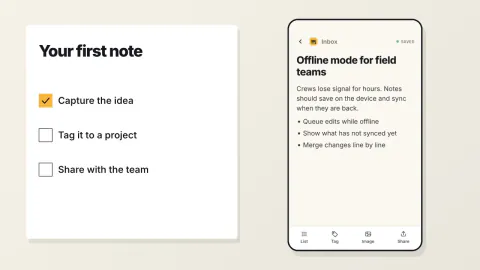 Animated Checklist Screen Demo: preview