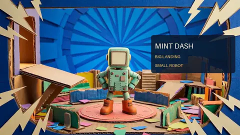 Arcade Character Intro — original 5.8-second sample (five-second action plus a final hold)