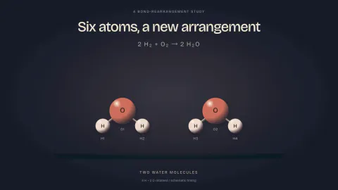 Atom bond choreography: lightweight original film preview.