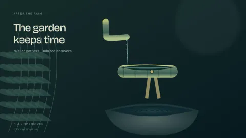 Bamboo water clock: lightweight original film preview.