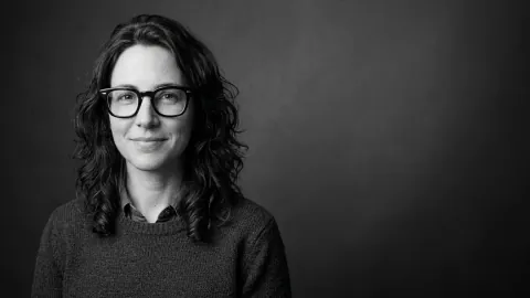 Black-and-White Studio Portrait: sample portraits of fictional people