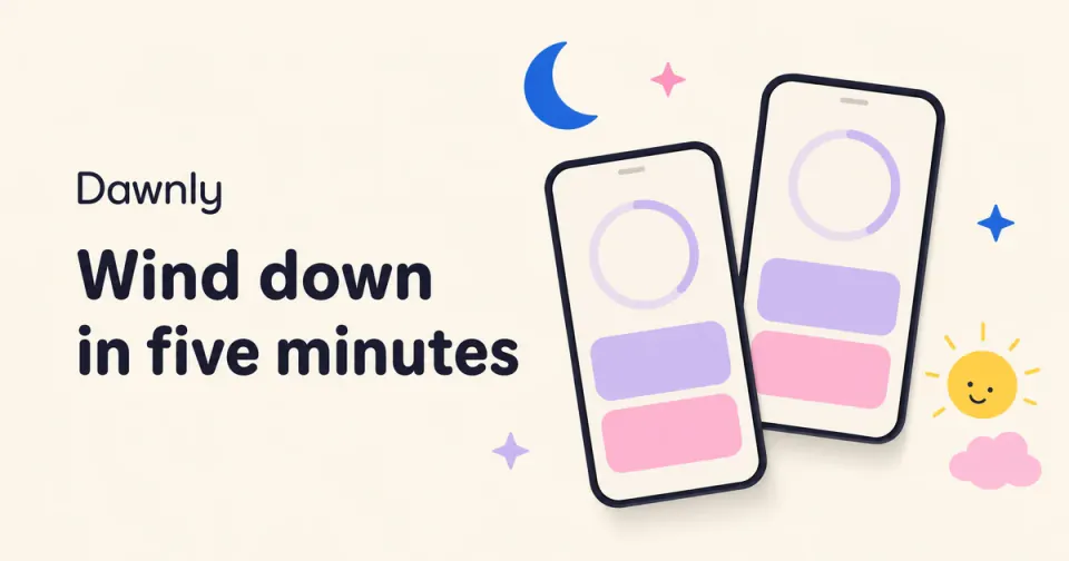 Calm Illustrated OG Image Maker: three illustrated share cards for fictional apps