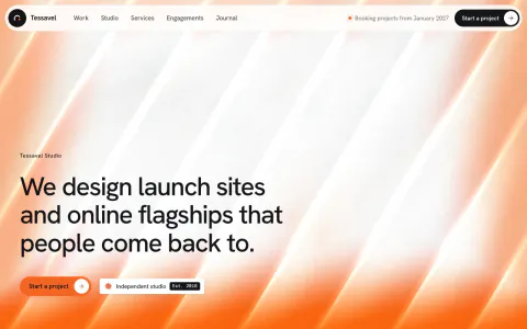 Shader Hero Agency Website: preview