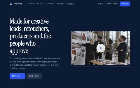 Editorial SaaS Website: preview