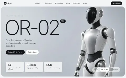 Hardware Product Website: preview