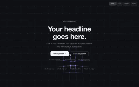 Interactive Grid Hero: preview