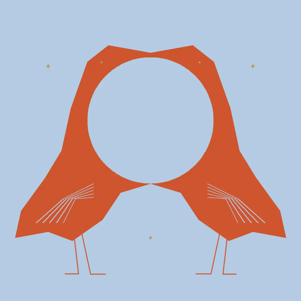 Negative Space Illusion — original locally built artwork