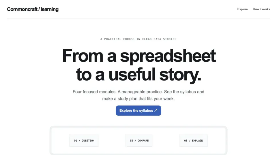 Online Course Landing Page: original interactive template preview