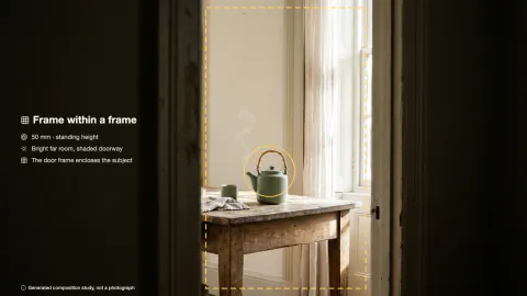 Photo Composition Study: three annotated studies