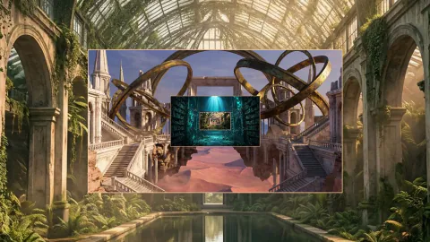 Recursive Window Journey — original rendered example