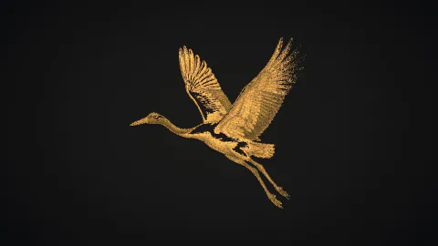Sand Drawing Metamorphosis — original rendered example