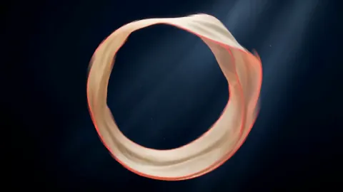 Slit-Scan Time Ribbon — original rendered example