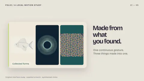 Square ui morph promo: lightweight original film preview.