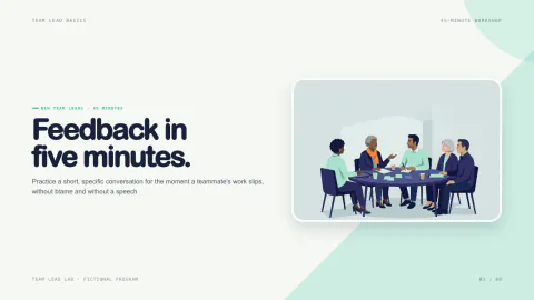 Training Presentation Deck: preview