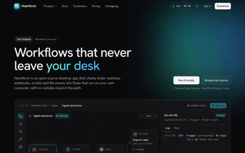 Workflow Automation Landing Page: preview